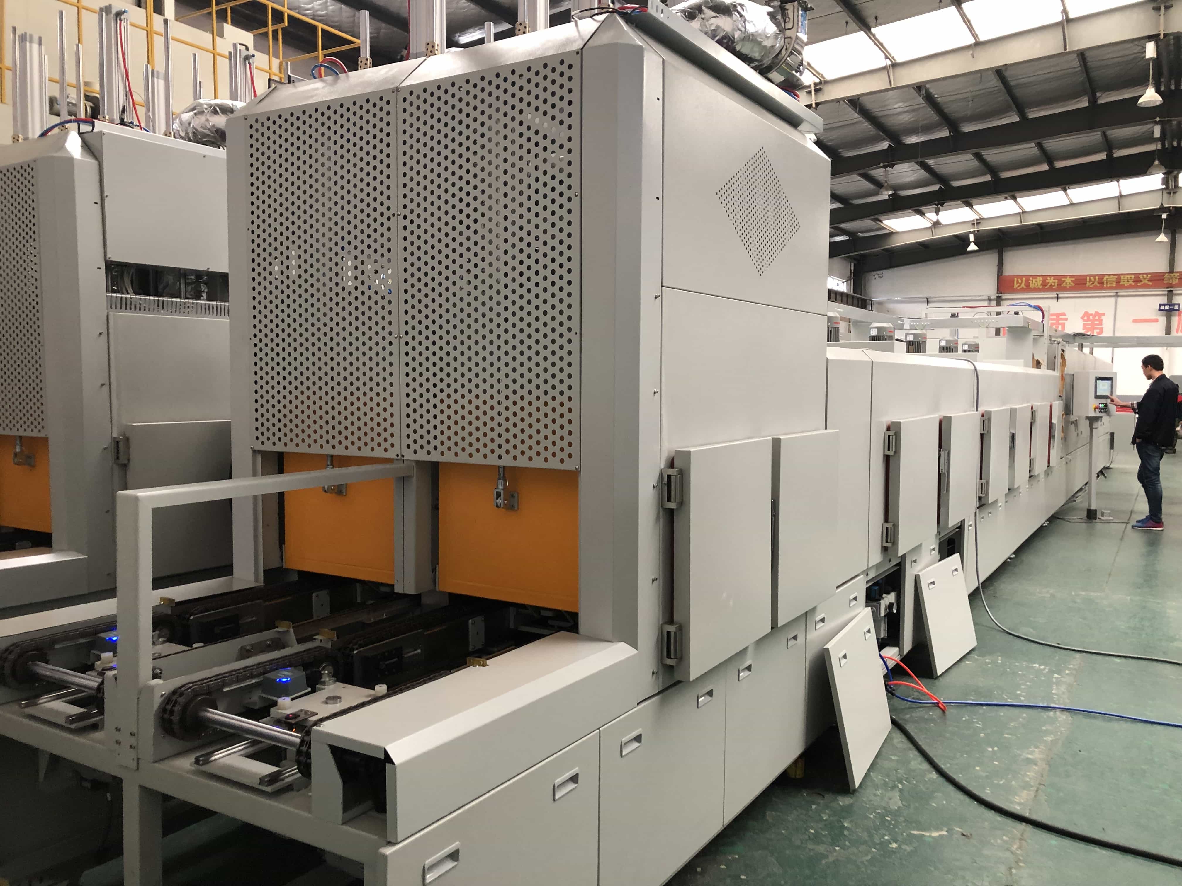 NMT-ZN-603 Automobile drive motor heating and cooling tunnel furnace