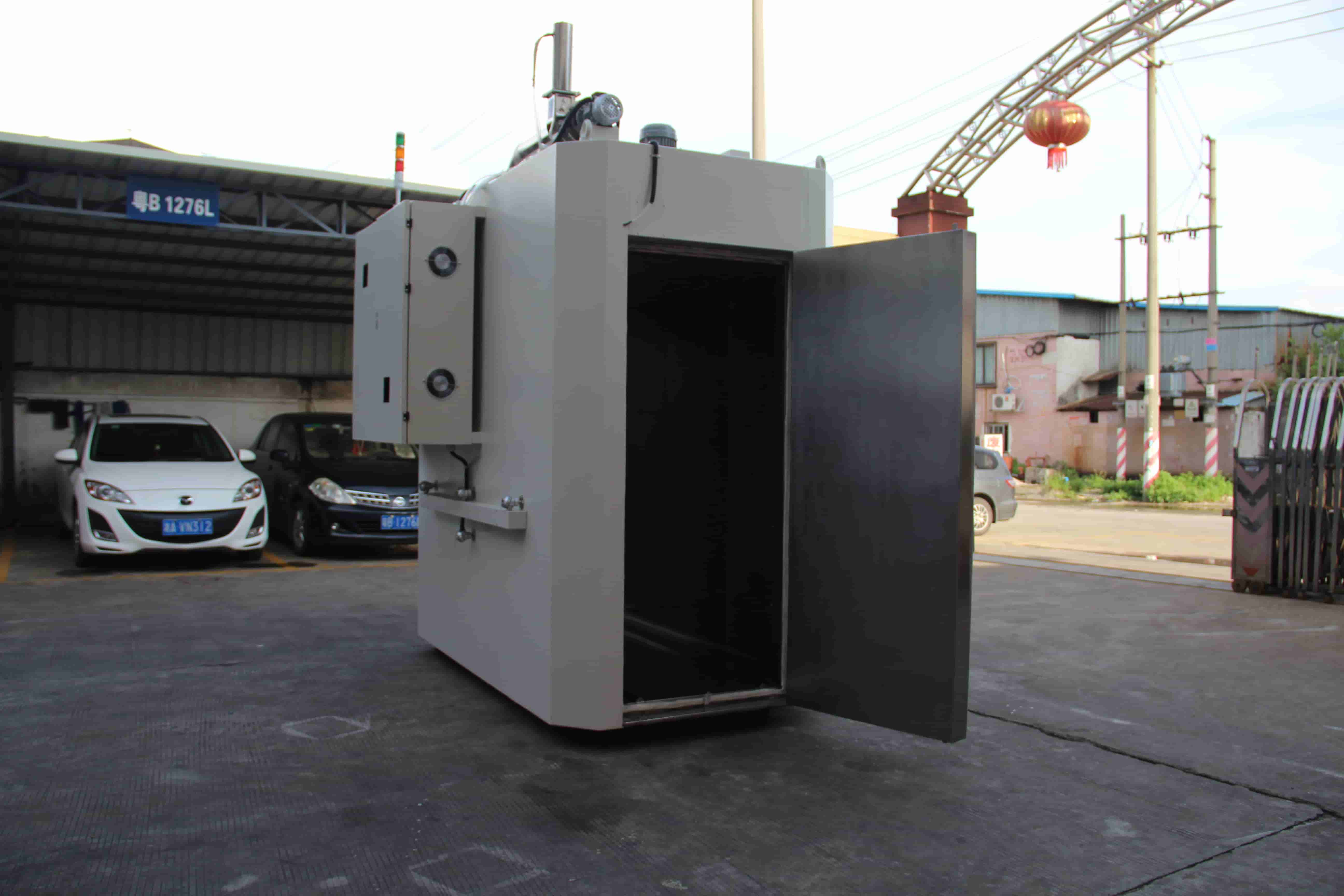 NMT-LH-8717 Silicone rubber vulcanization front and rear door sliding oven