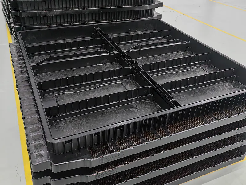 Battery automatic door oven