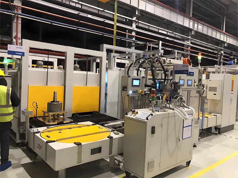 Glue filling and curing oven