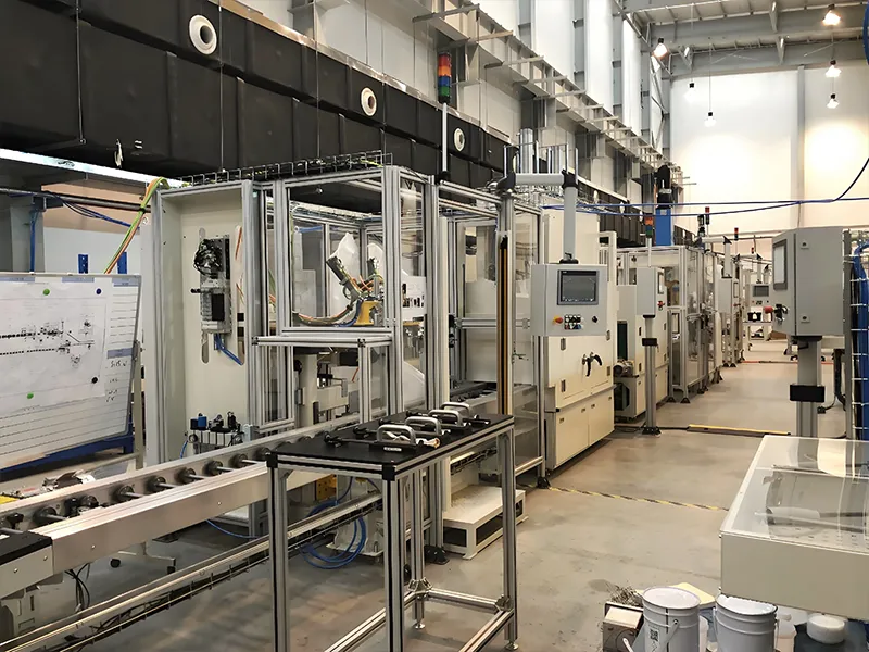 Rotor heating and cooling furnace