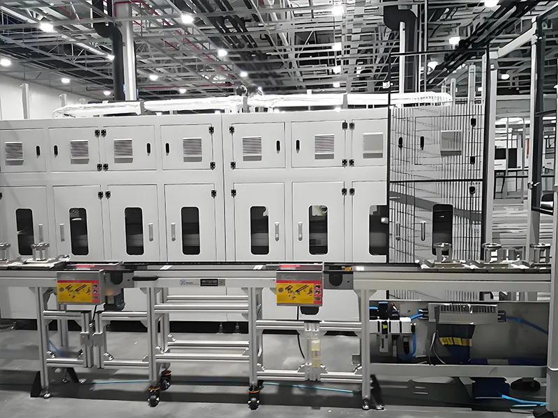 Stator heating and cooling furnace